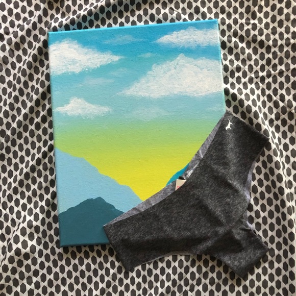 NWT Victorias Secret Pink Seamless Cheeky Grey - Picture 1 of 4